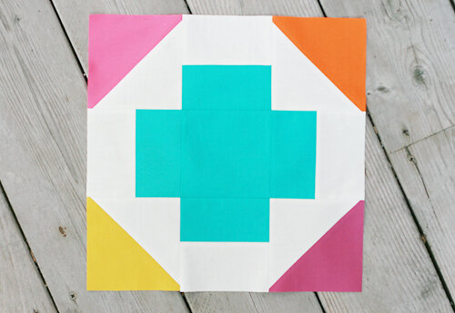 Summer Sampler Series Greek Cross Fresh Lemons Quilts